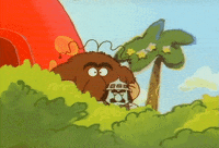 creeping rainbow brite GIF