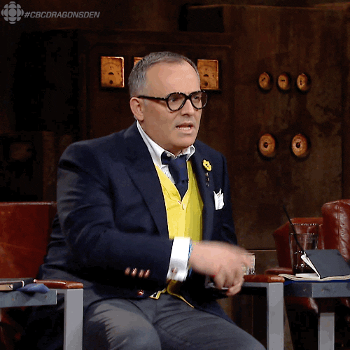 dragons' den point GIF by CBC