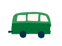 Vw Caravan Sticker by Babipur