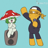 Fun Singing GIF by Danketsu - Bobo and Shroomy