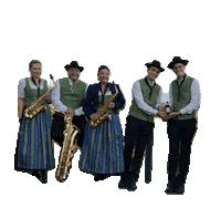 Saxophon Musikanten Sticker