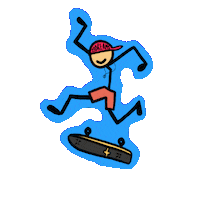 Skate Surf Sticker by 19Dreams