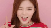 k-pop wink GIF
