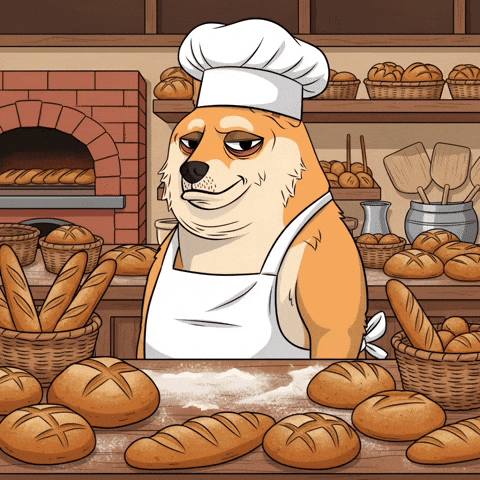 Baking Shiba Inu GIF by Doge Pound