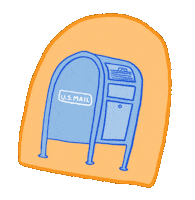 Raelenestienda letter card mail send Sticker