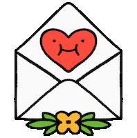 renographics mail envelope love letter snail mail Sticker