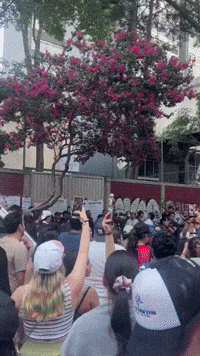 People Chant 'We Want to Vote' Outside Mexico City Polling Stations