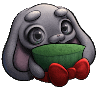 Sailormah bunny waving Eid teddybear Sticker