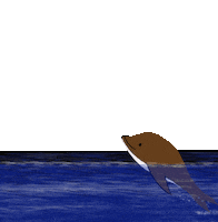 Baleia Mar Sticker