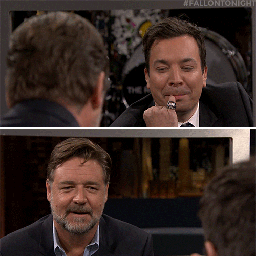 russell crowe nbc GIF by The Tonight Show Starring Jimmy Fallon