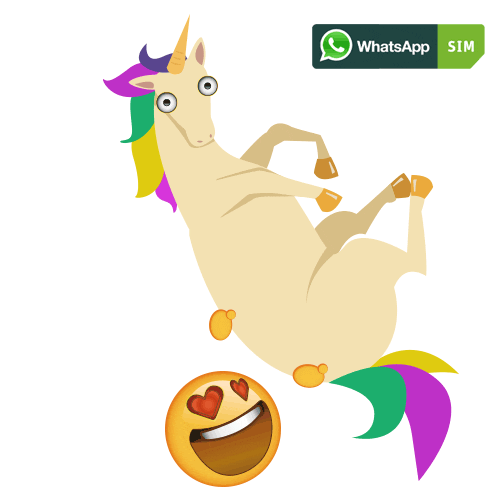 Party Love Sticker by WhatsApp SIM
