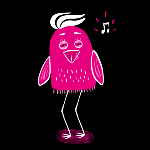 Rebexi giphyupload music dancing bird GIF