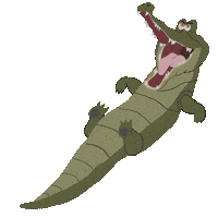 Ticktock Peter Pan Crocodile Sticker