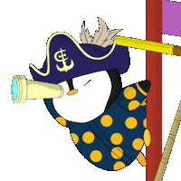 One Piece What Sticker by Pudgy Penguins