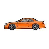 Drifting Nissan Silvia Sticker by ImportWorx