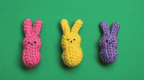 Easter Bunny Happy Dance GIF by Spacey