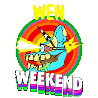 Friday Weekend Sticker