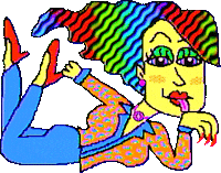 Cat Flirt Sticker by Sarah Zucker