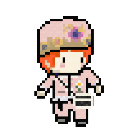 Pixel Dancing Sticker