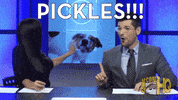 trisha hershberger anthony carboni GIF by Comic-Con HQ