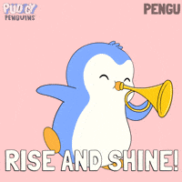 Good Morning GIF by Pudgy Penguins