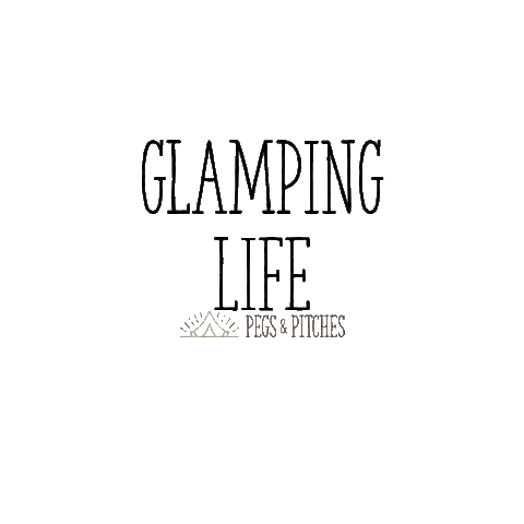 PegsandPitches giphyupload camping glamping glampinglife Sticker