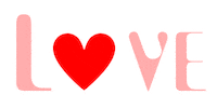 I Love You Hearts Sticker