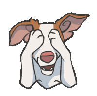 Dog Luke Sticker