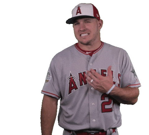 all star mike trout stickers Sticker by MLB