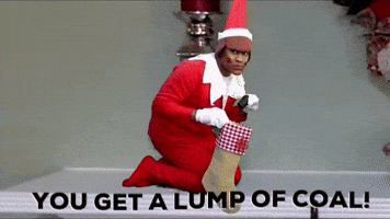 Disappointed Santa Claus GIF by Robert E Blackmon