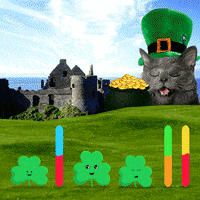 St Patricks Day Cats GIF by Trolli