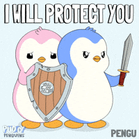 I Will Protect You GIF by Pudgy Penguins
