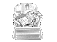 Illustration Racing Sticker