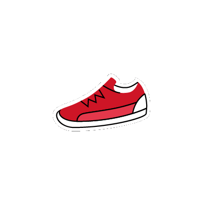 Run Running Sticker by Lobo Assessoria