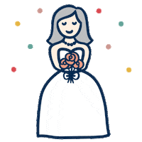 Bride Weddings Sticker by Polka Dot Wedding