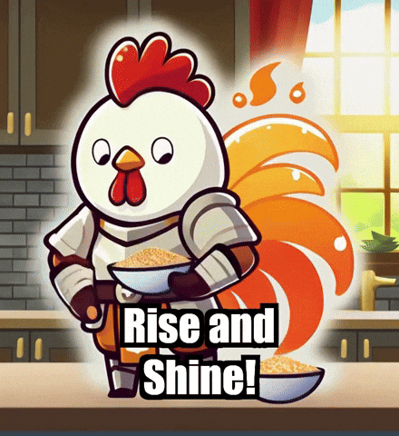 Rise And Shine Morning GIF by Zorooster