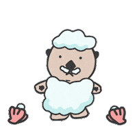 ddingstory jojo sea otter shellfish ddingstory Sticker