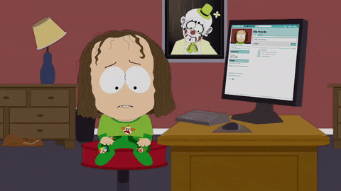 sad computer GIF by South Park 
