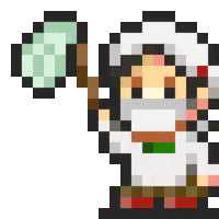 8Bit Cleaning Sticker