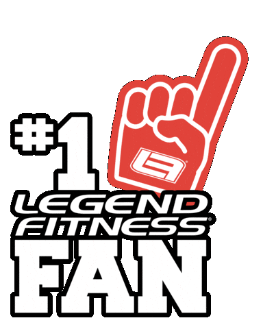 Fan Strength Sticker by Legend Fitness