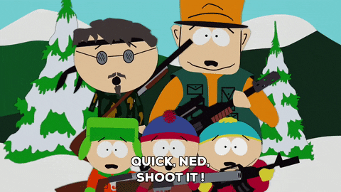 eric cartman snow GIF by South Park 