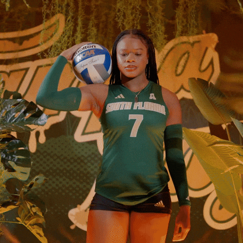South Florida Volleyball GIF by USF Athletics