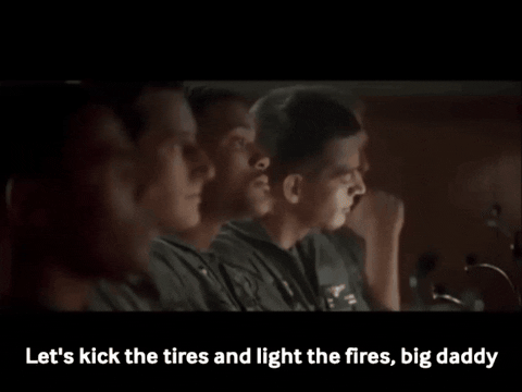 walshification giphygifmaker harry connick jr kick the tires light the fires GIF
