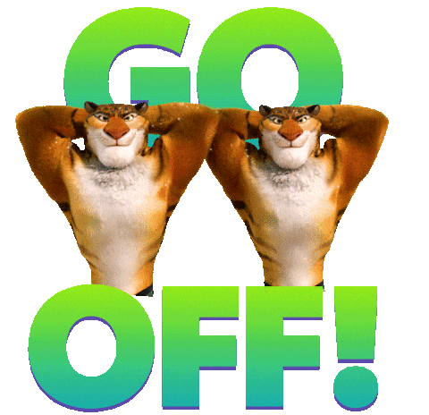 Show Off Go Tigers Sticker by Walt Disney Animation Studios