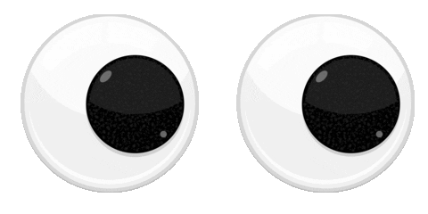 Eyes What Sticker by Snapbox Photo Booth Co