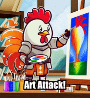 Art Attack GIF by Zorooster