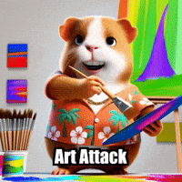 Art Attack GIF by Guinea Gambino
