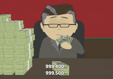 money millionaire GIF by South Park 