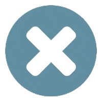 infografos aspa blanco sobre azul cruz en movimiento Sticker