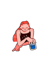 Summer Drink Sticker by Nuriamartgon